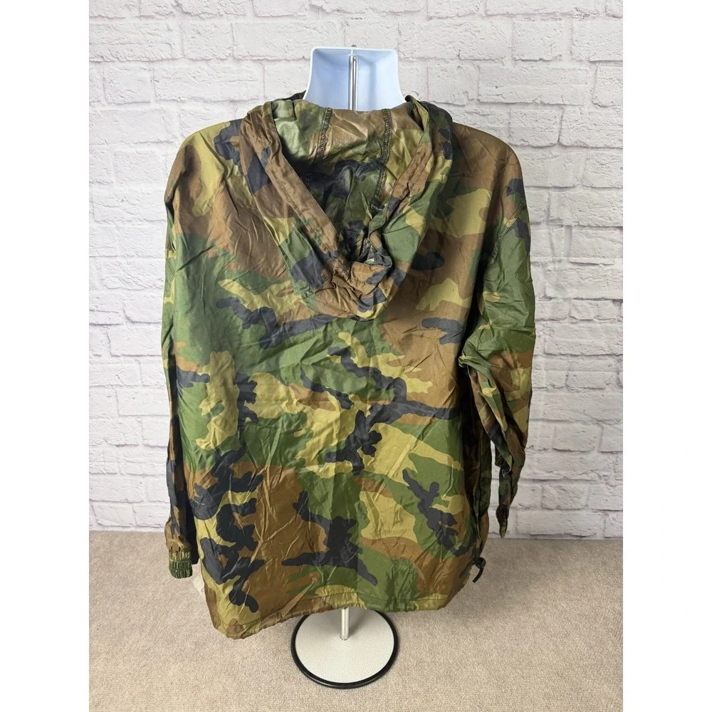 VTG STARDOM Camouflage Anorak‎ Jacket Hooded Pullover Lightweight Nylon Size M